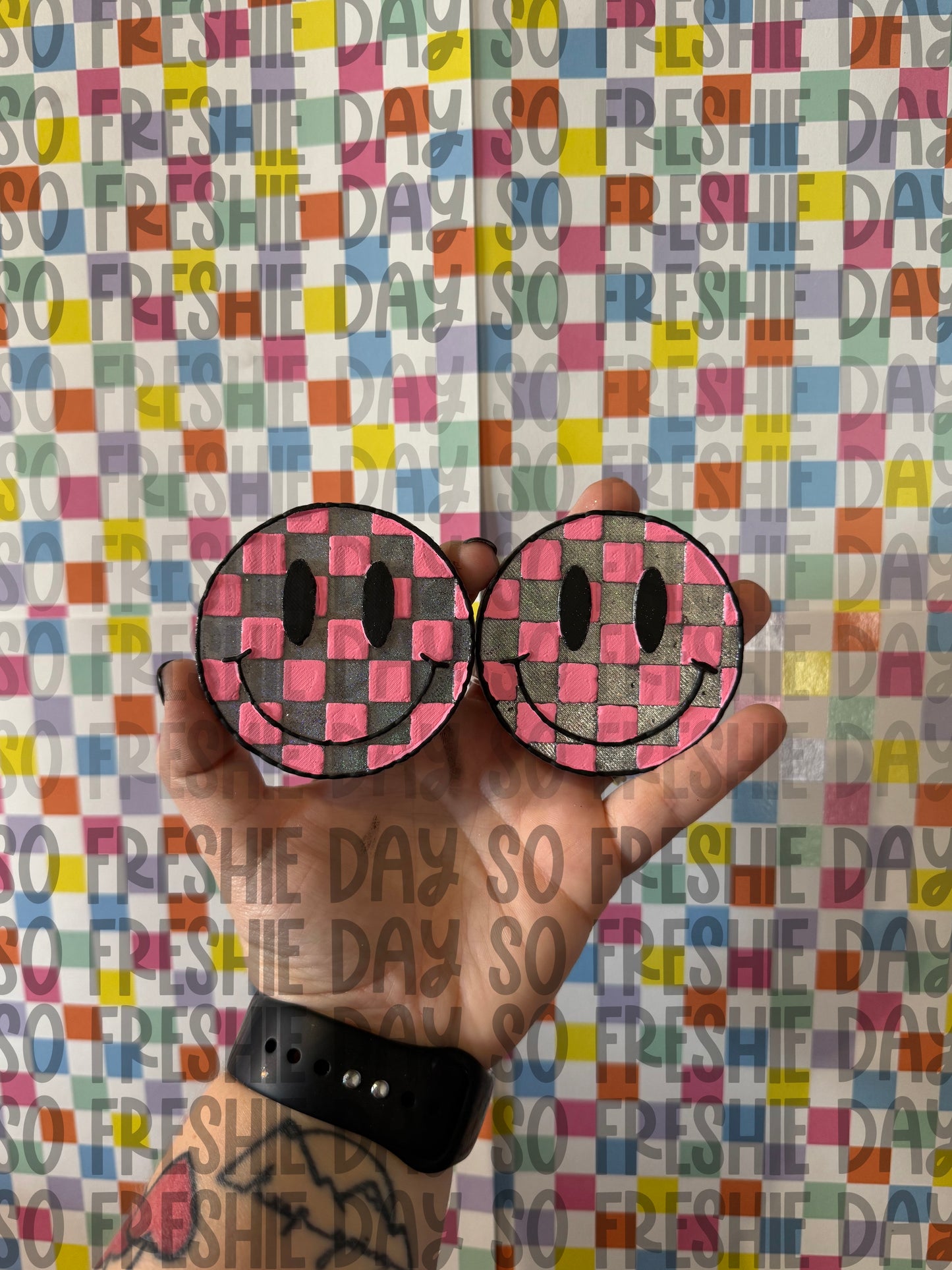 Checkered Smiley Vents