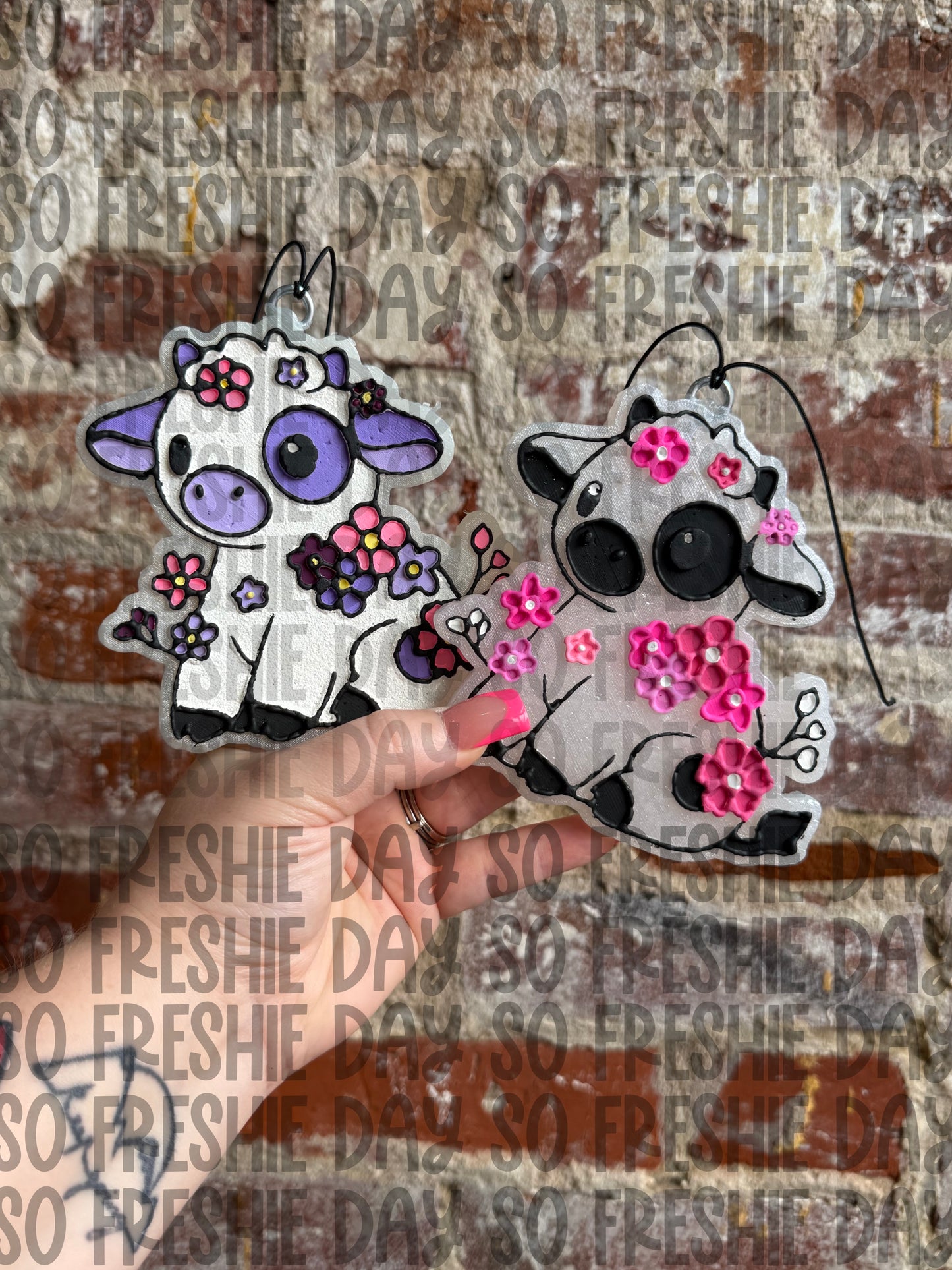 Floral Cow